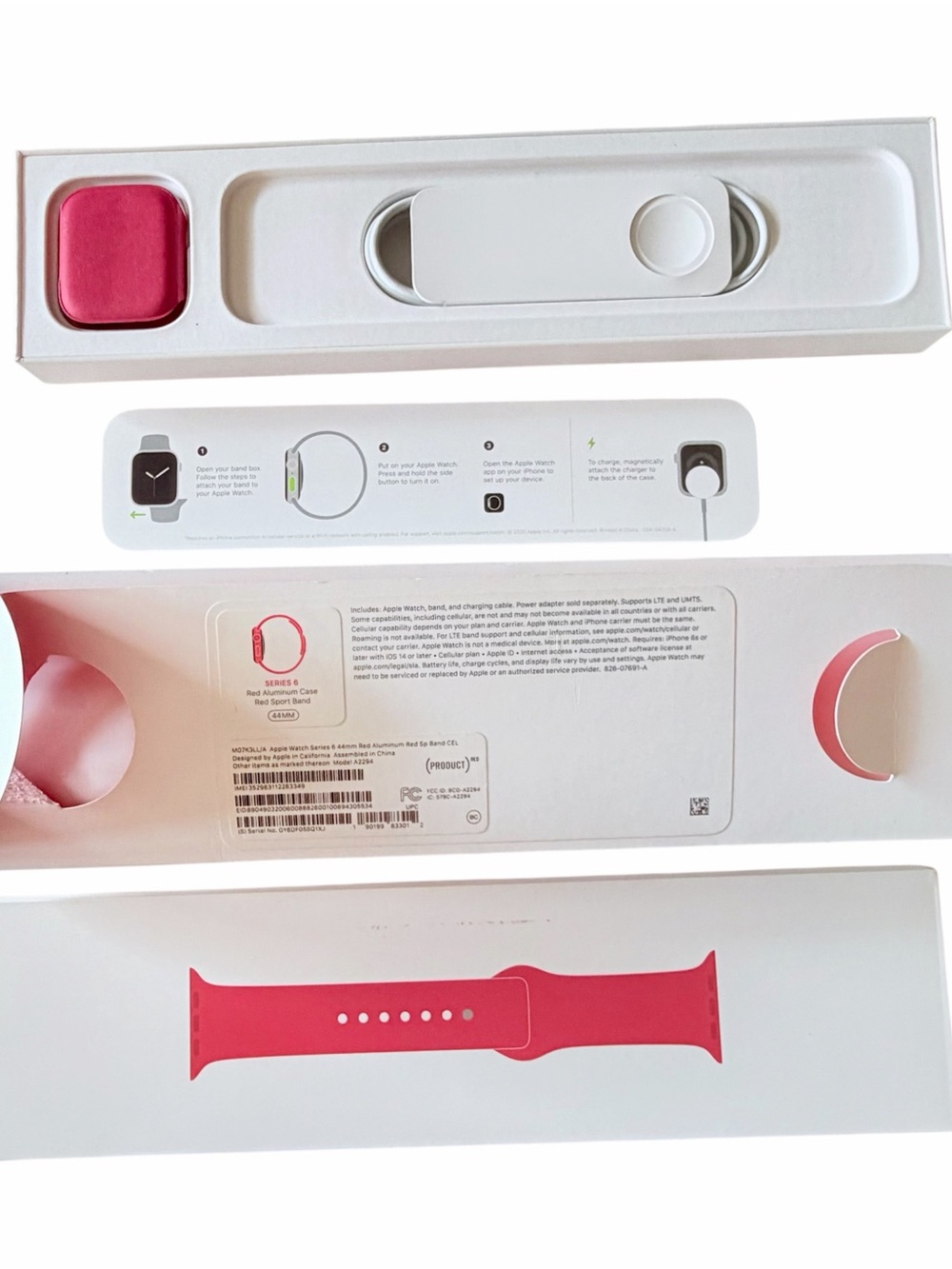 Apple Watch Series 6 Charger and Sport Band ONLY